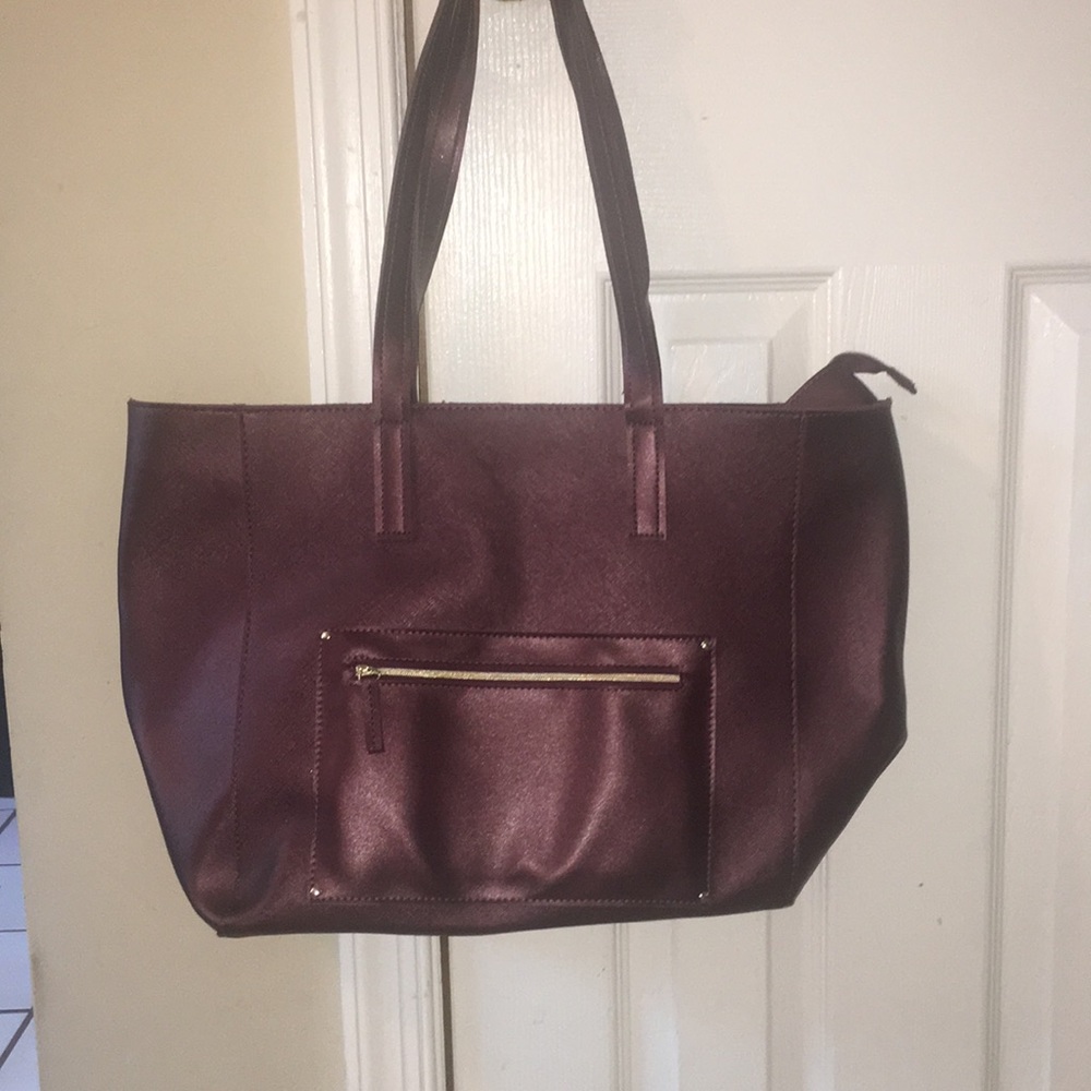 NWT plum tote